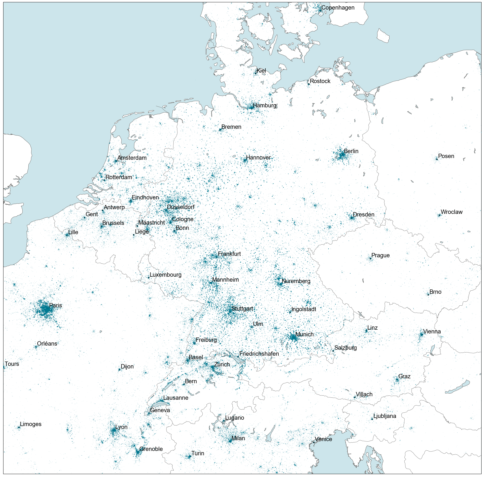 Where are new inventions made? Geocoding of worldwide patent data