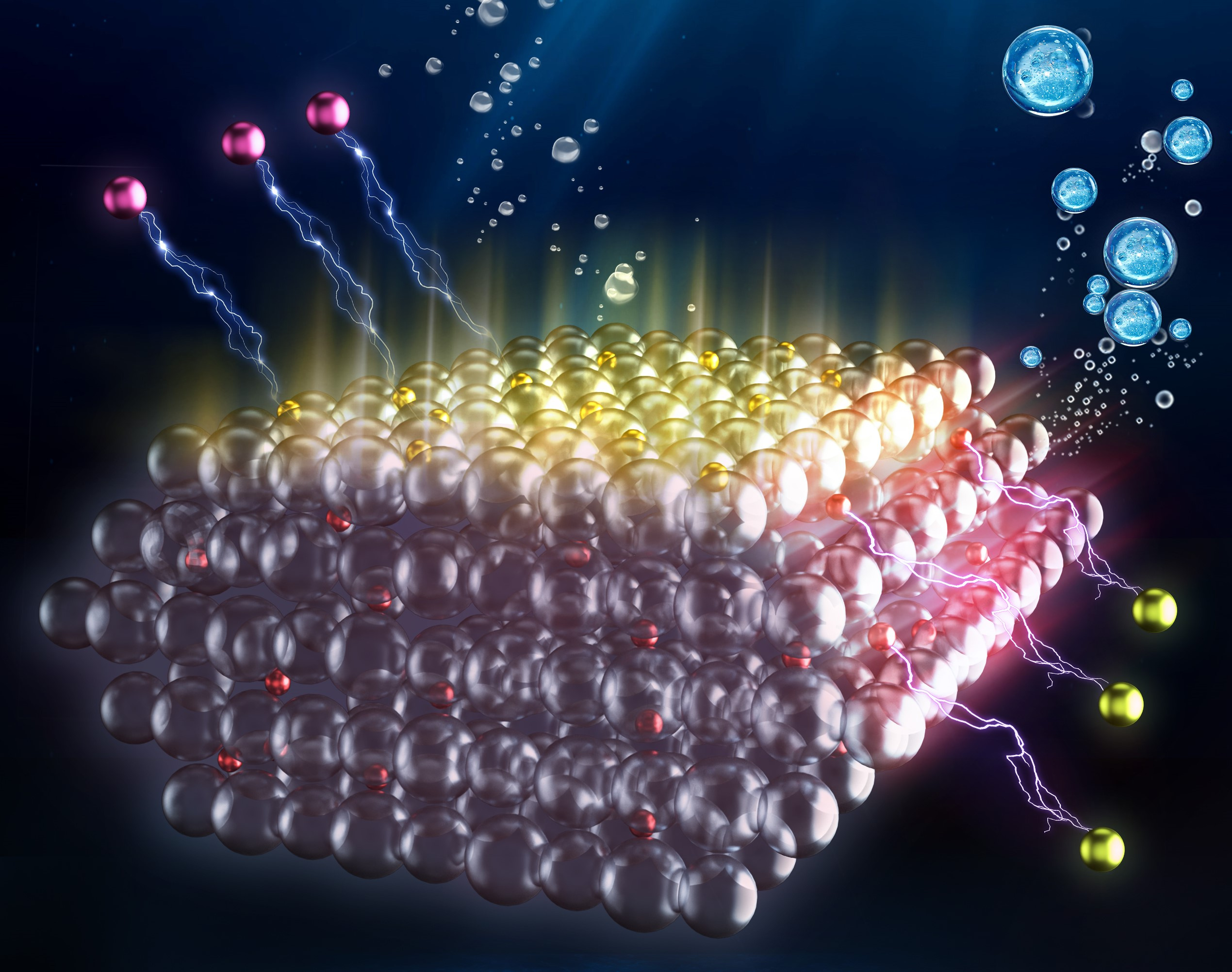 Harnessing Solar Energy: Electrolyte-Assisted Charge Polarisation in Seawater Splitting at High Temperature