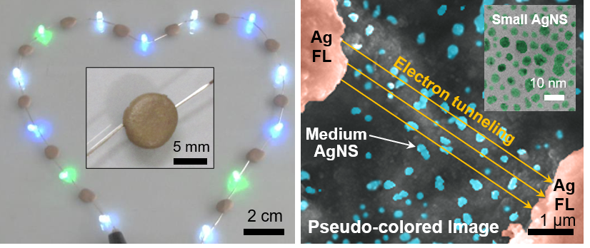 Hierarchically Structured Silver Nanosatellite Particles for Highly Conductive Healable Nanocomposites