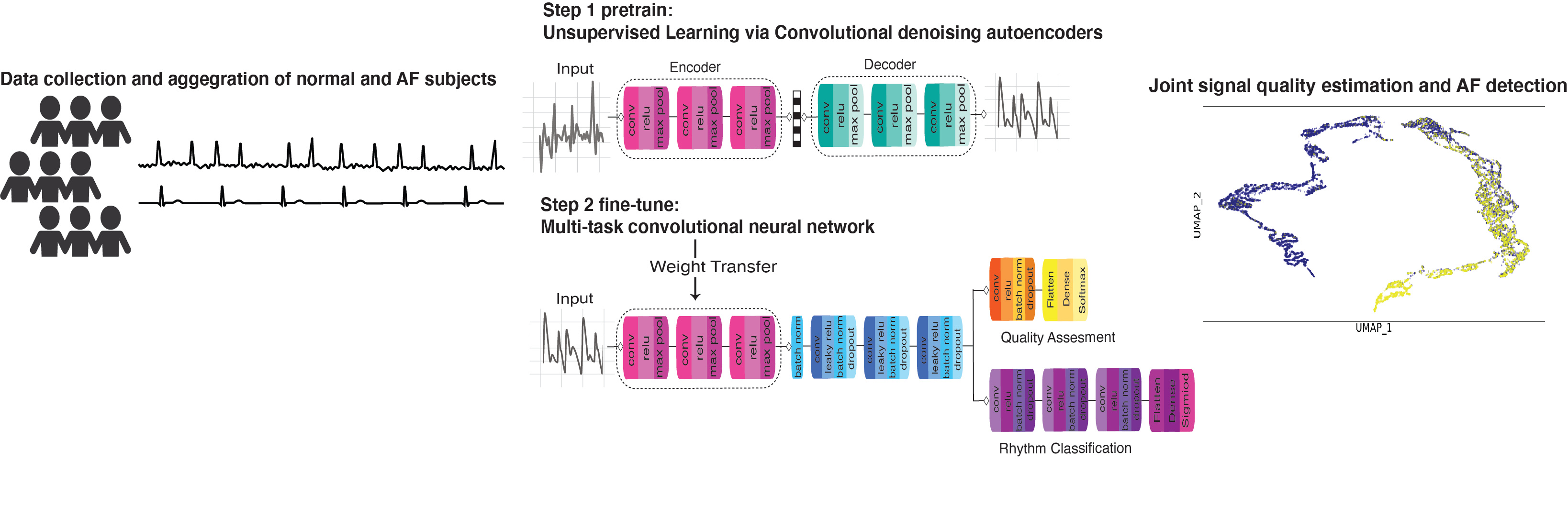 Real time detection of atrial fibrillation using deep learning